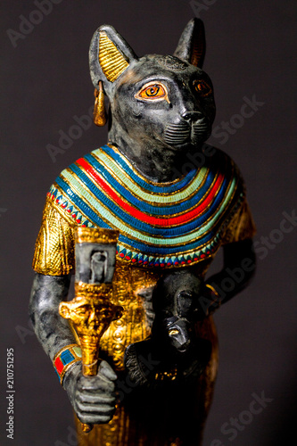 Egyptian goddess statue
