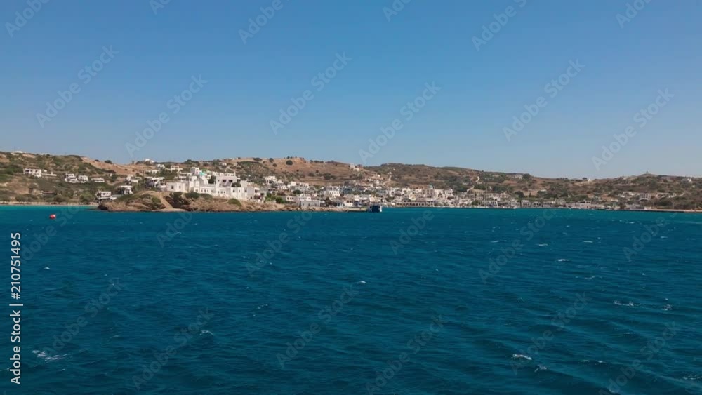 Leros Island - Greece - August 2017 - View of Leros Island town by speedboat Leros Island - Greece - August 2017 - View of Leros Island town by speedboat