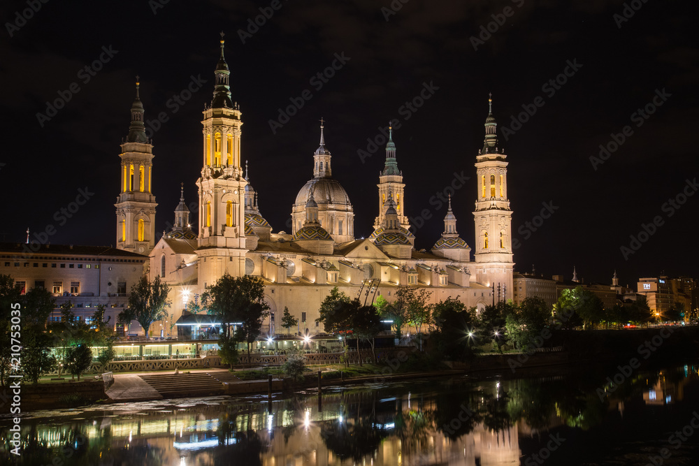 De Pilar cathedral at Zaragoza, Spain