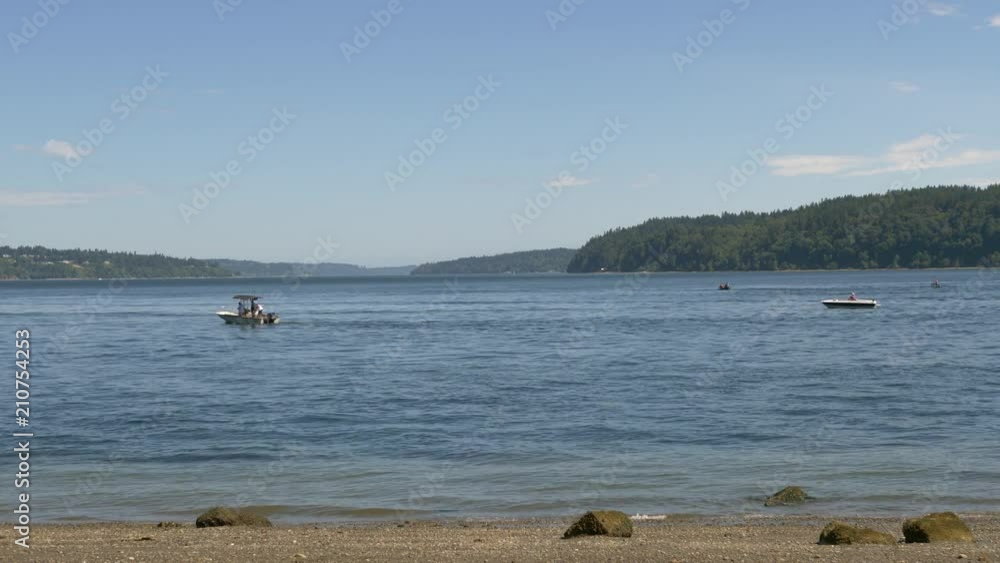 Beach with Boats Beach with Boats
