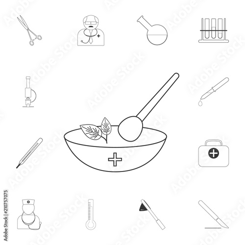 Ethnoscience icon. Simple element illustration. Ethnoscience symbol design from Medical collection set. Can be used for web and mobile photo