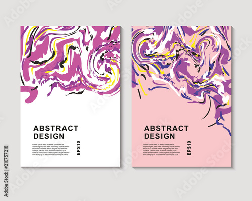 The abstract colorful background