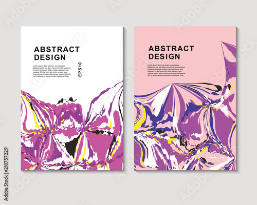 The abstract colorful background
