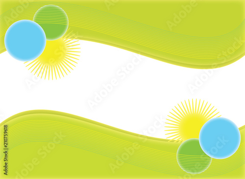 Natural backround with place for your text, jpg and vector format.