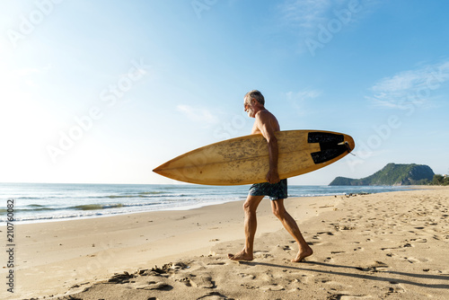 Photography Surfer at a nice beach
