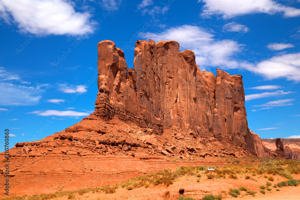 Butte at Monument Valley