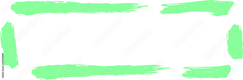 Obraz premium Colorful Hand-drawn rectangular frame