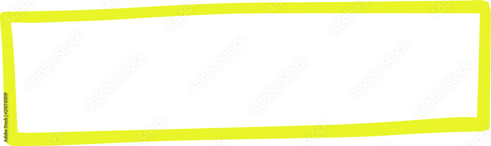 Colorful Hand-drawn rectangular frame Colorful Hand-drawn rectangular frame