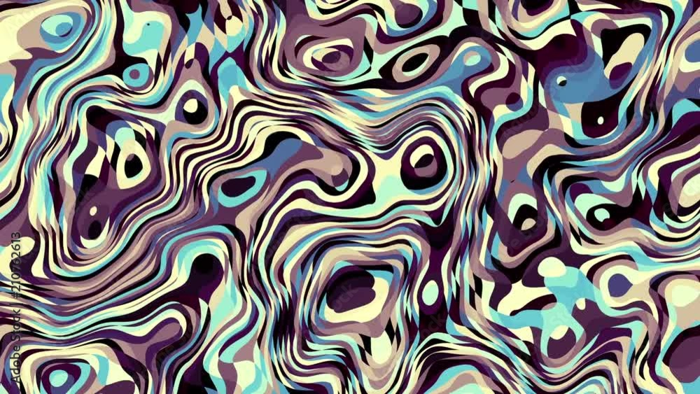 Moving random wavy texture. Transform from small squares to abstract curved shapes. Mixing colors. Looping footage. Moving random wavy texture. Transform from small squares to abstract curved shapes. Mixing colors. Looping footage.