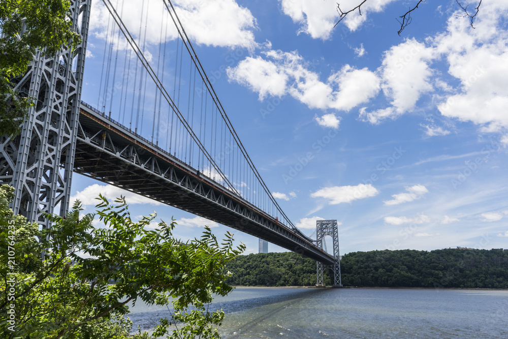 Fototapeta premium Different angles of George Washington Bridge