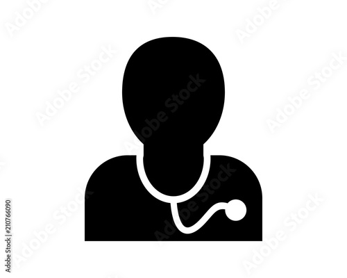 doctor silhouette medical medicare health care pharmacy clinic image vector icon