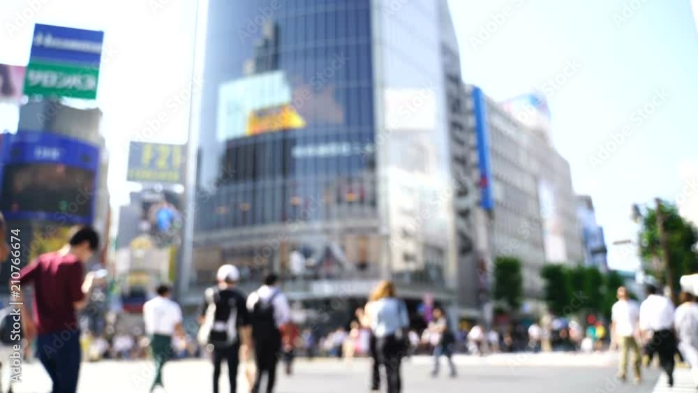 東京・渋谷スクランブル交差点 東京・渋谷スクランブル交差点