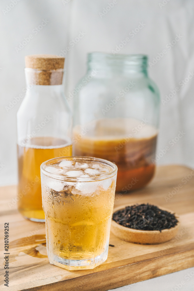 Homemade kombucha