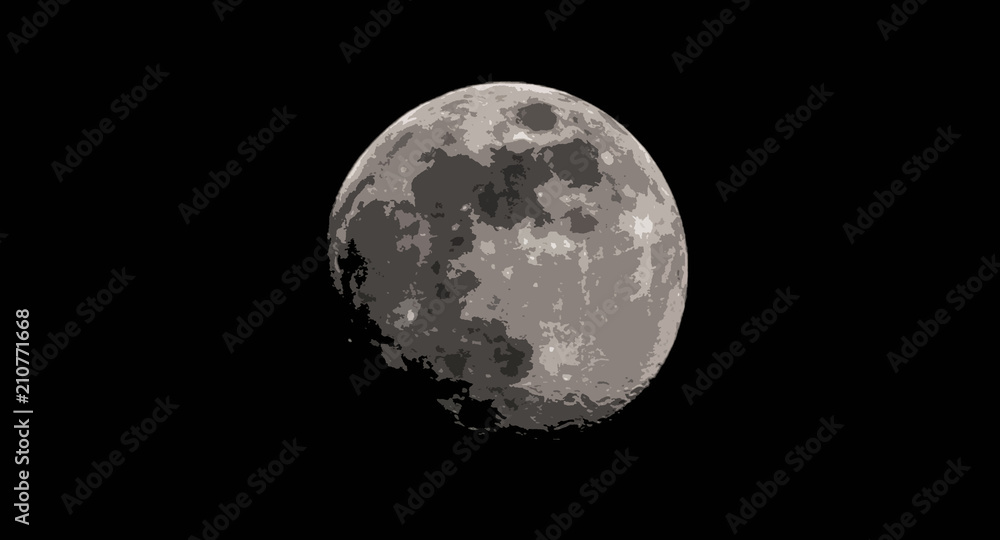 Fototapeta premium Moon 