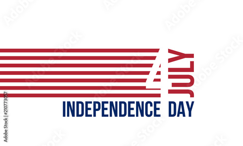 4th of July, Independence Day, vector illustration