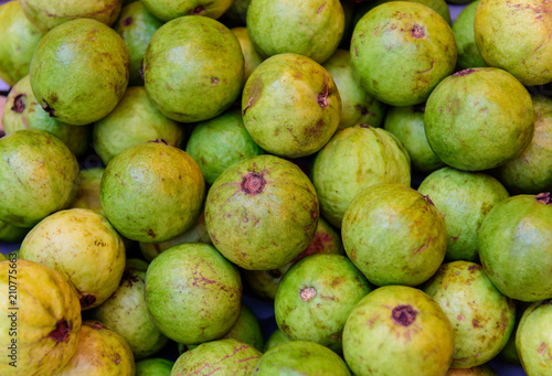 fresh guava on market place