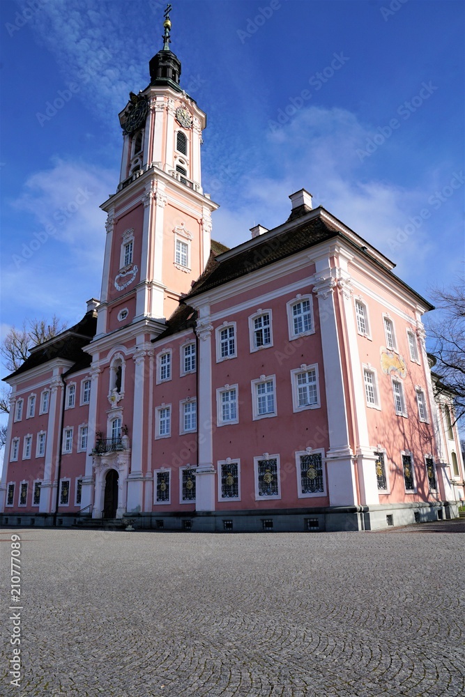 Kirche auf der Halbinsel Birnau am Bodensee