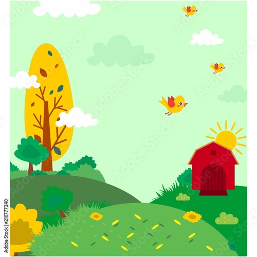 barnyard farmland field meadow pasture scenery landscape background