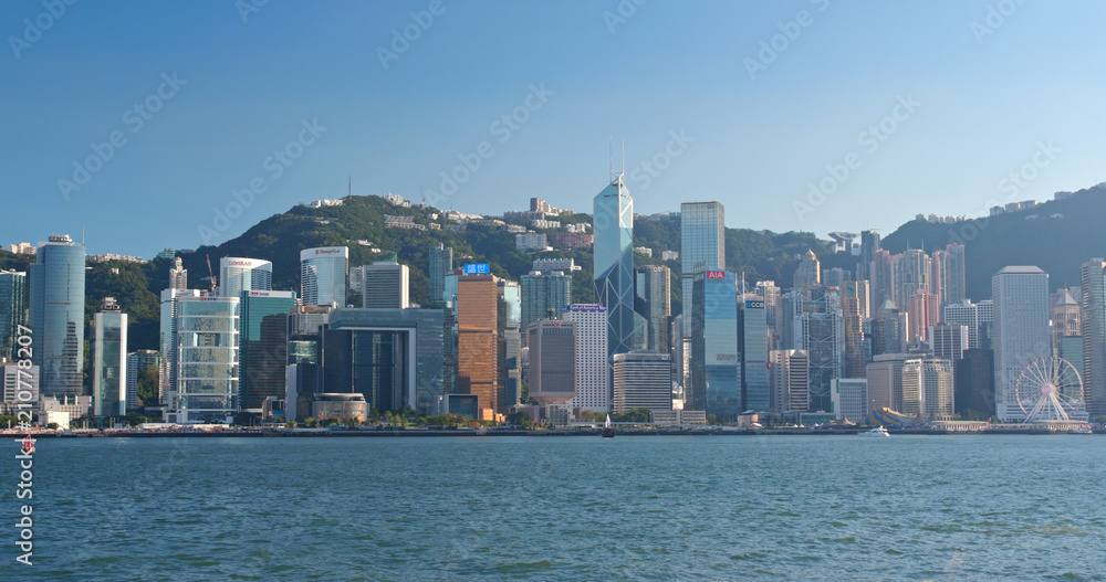 Fototapeta premium Hong Kong urban city