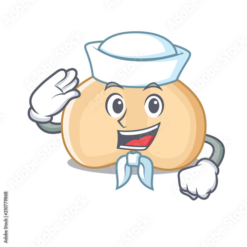 Sailor chickpeas character cartoon style