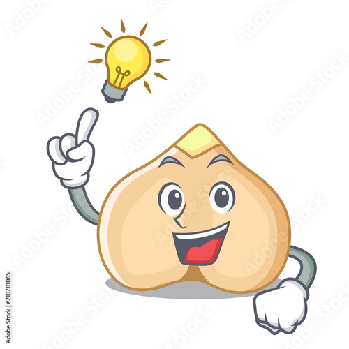 Have an idea chickpeas mascot cartoon style