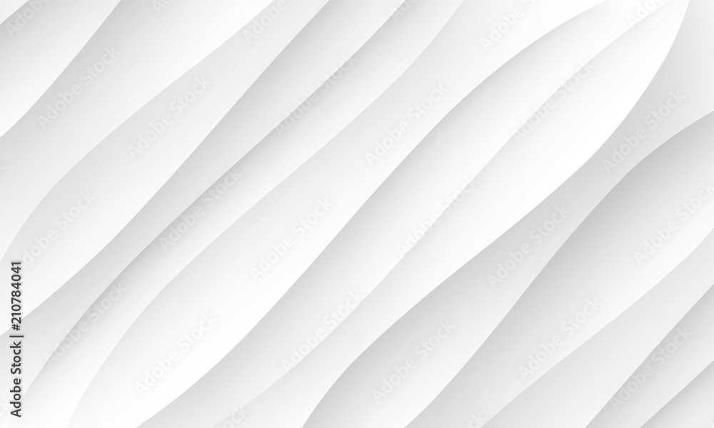Obraz premium White seamless texture. Wavy background.