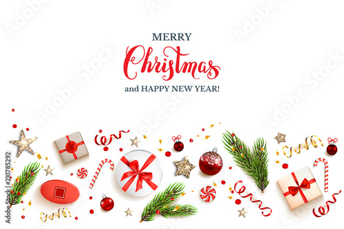 Whitw Christmas background