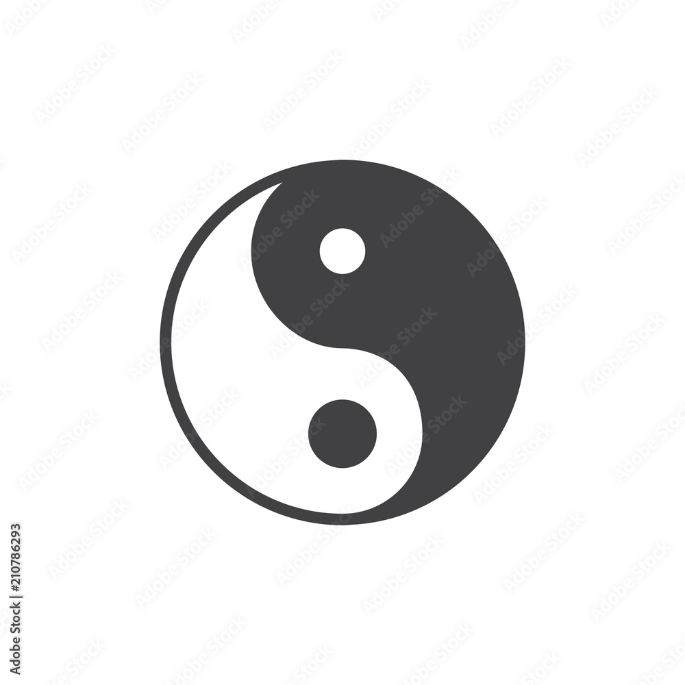 Yin yang vector icon. filled flat sign for mobile concept and web design. Religion simple solid icon. Taoism symbol, logo illustration. Pixel perfect vector graphics Yin yang vector icon. filled flat sign for mobile concept and web design. Religion simple solid icon. Taoism symbol, logo illustration. Pixel perfect vector graphics