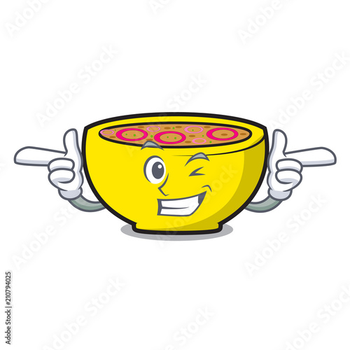 Wink soup union character cartoon