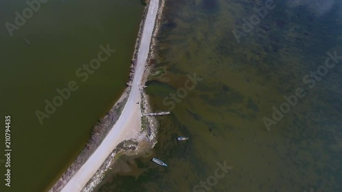 Kalohori drone footage of the seafront photo