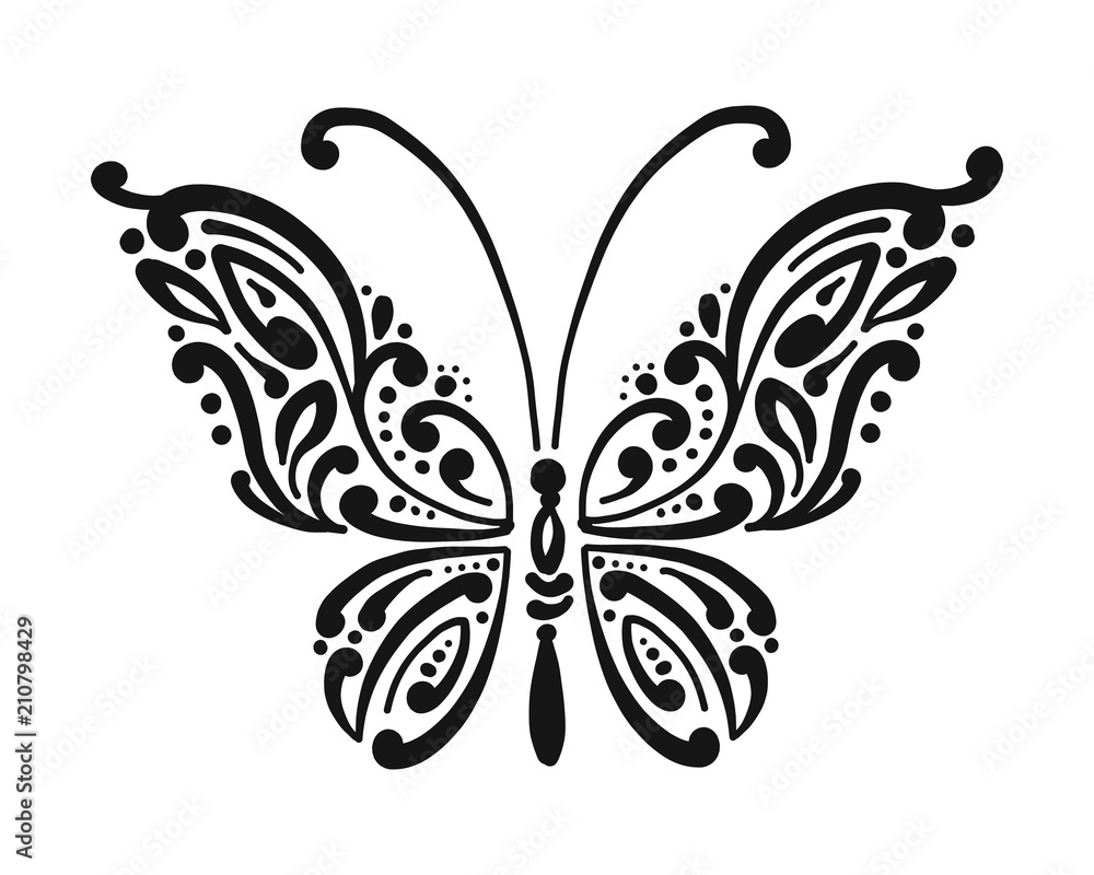 Ornate butterfly for your design Ornate butterfly for your design