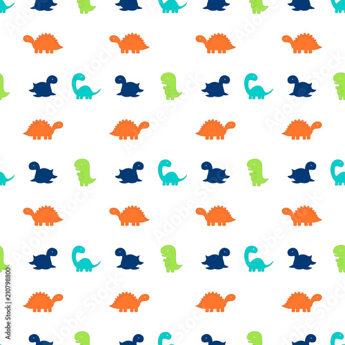 pattern with dinosaurs