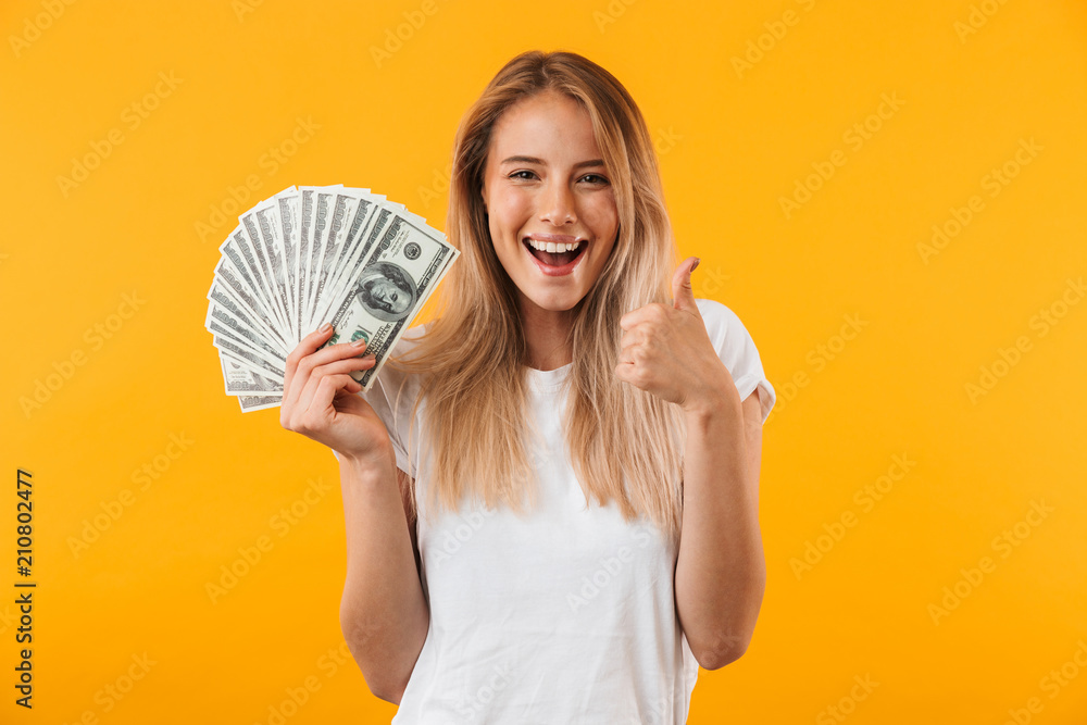 Portrait of a smiling young blonde girl Portrait of a smiling young blonde girl
