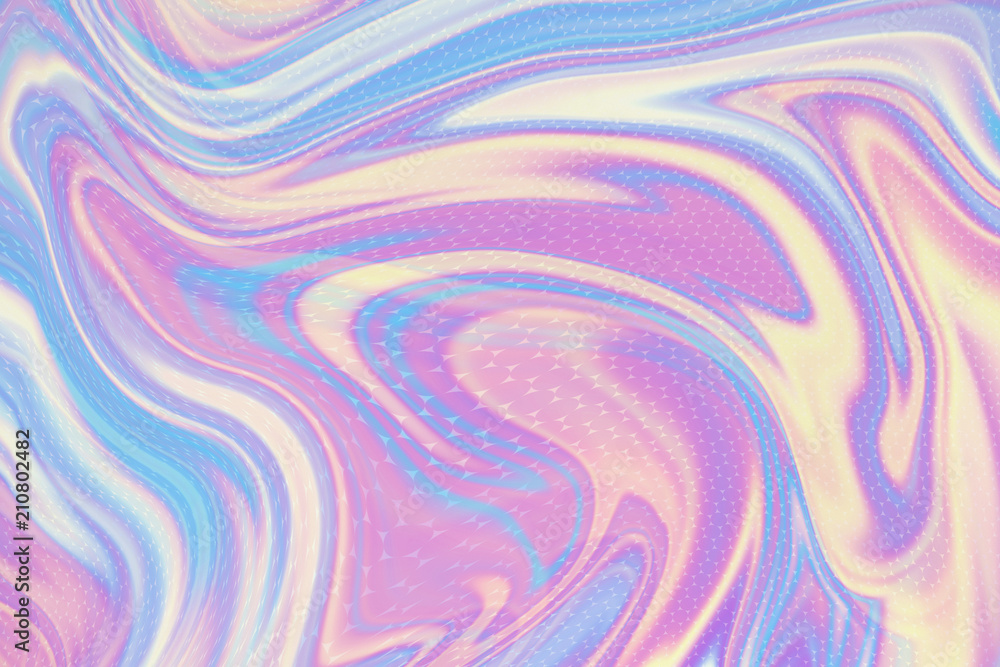 Abstract neon holographic background, hologram texture gradient