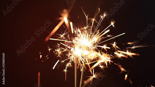 BIRTHDAY SPARKLER SLOW MOTION
