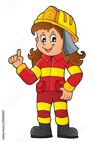 Firefighter woman image 1