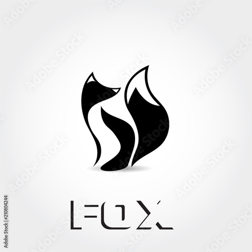 simple Stand fox logo