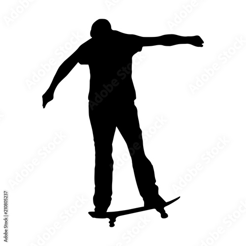 skateboard freestyle trick