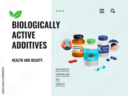 Biologically Active Additives Illustration