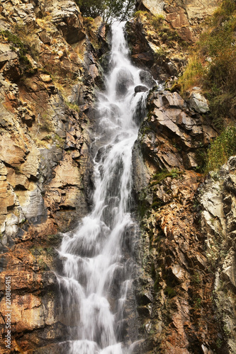 Bear waterfall in Turgen Gorge. Kazakhstan