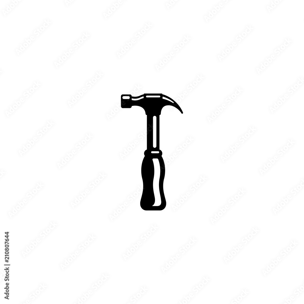 Hammer wrench icon vector illustration symbol pictogram Hammer wrench icon vector illustration symbol pictogram