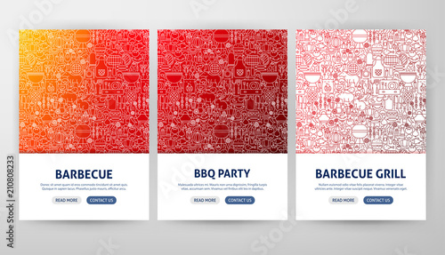 Barbecue Grill Flyer Concepts