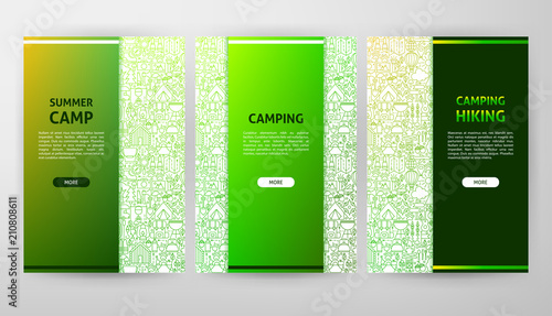 Camping Brochure Web Design