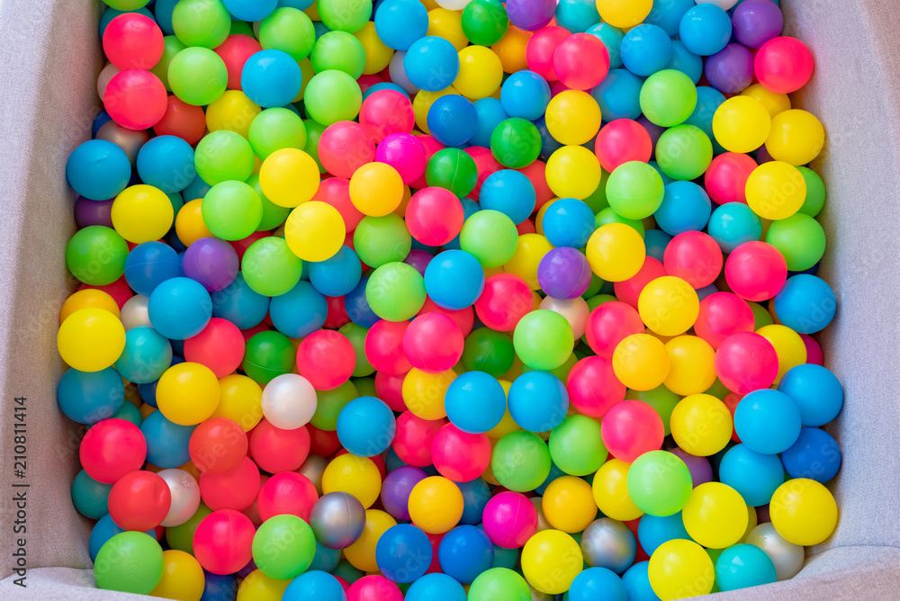 Fototapeta premium colorful balls from a Chinese pool