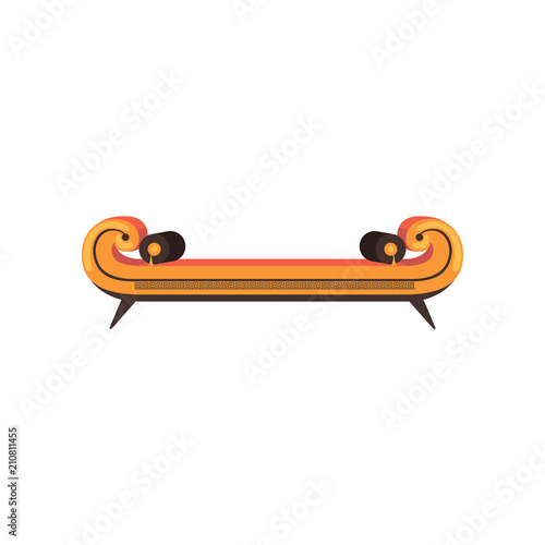 Furniture of ancient Rome vector Illustration on a white background