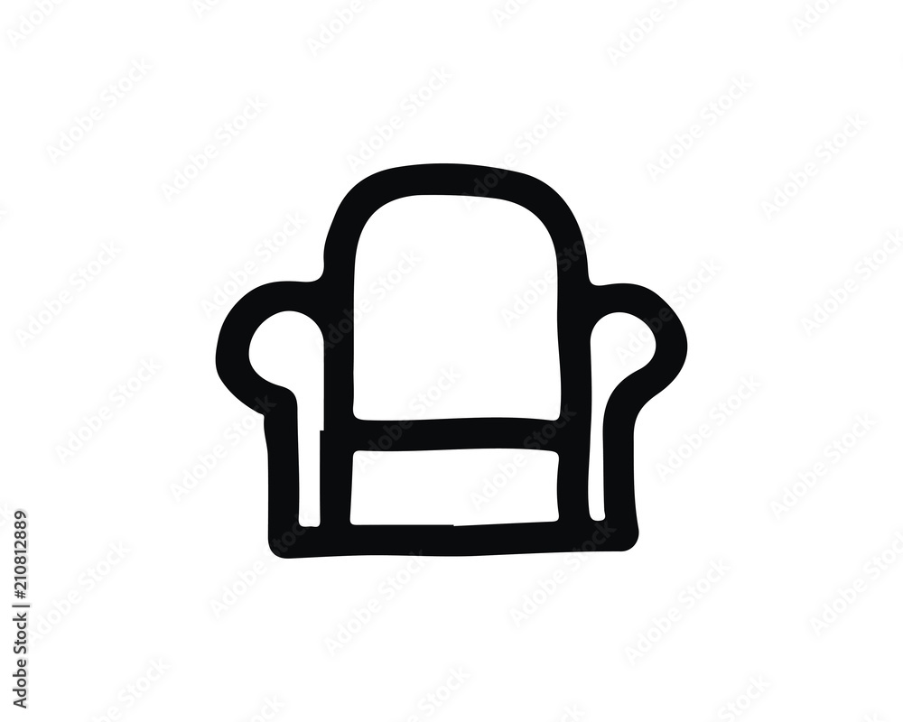 chair icon design illustration,hand drawn style design, designed for web and app chair icon design illustration,hand drawn style design, designed for web and app