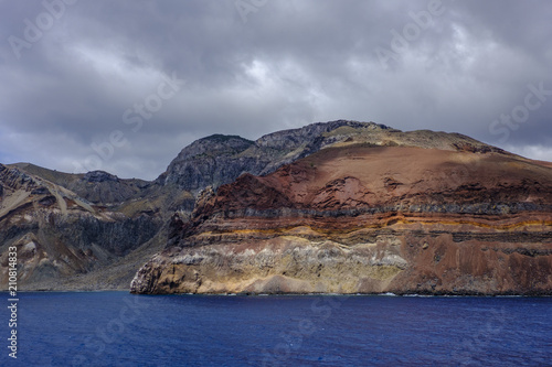 Ascension Island rock layers