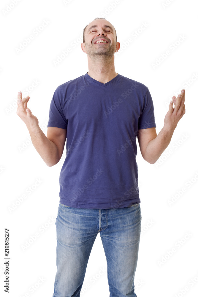 happy casual man happy casual man