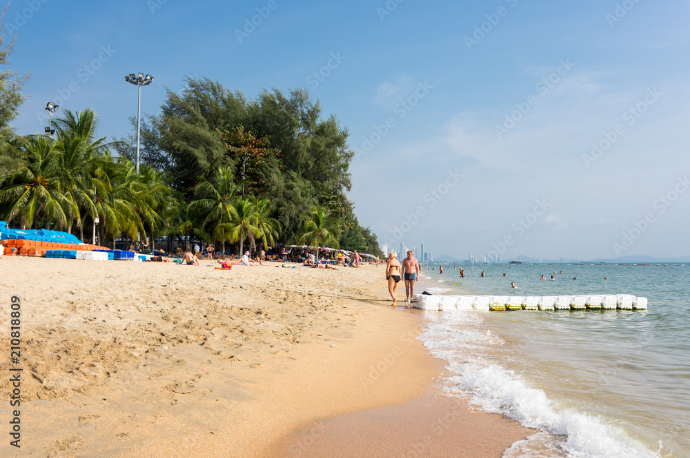 View of beach in Pattaya