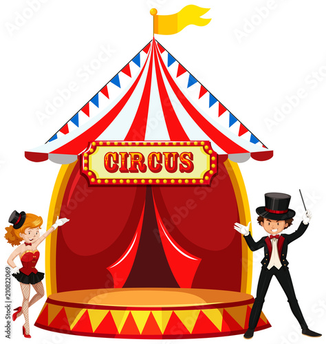 A Circus Showing Stage